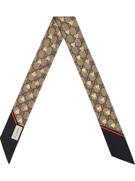 gucci bee twilly|black gucci scarf women.